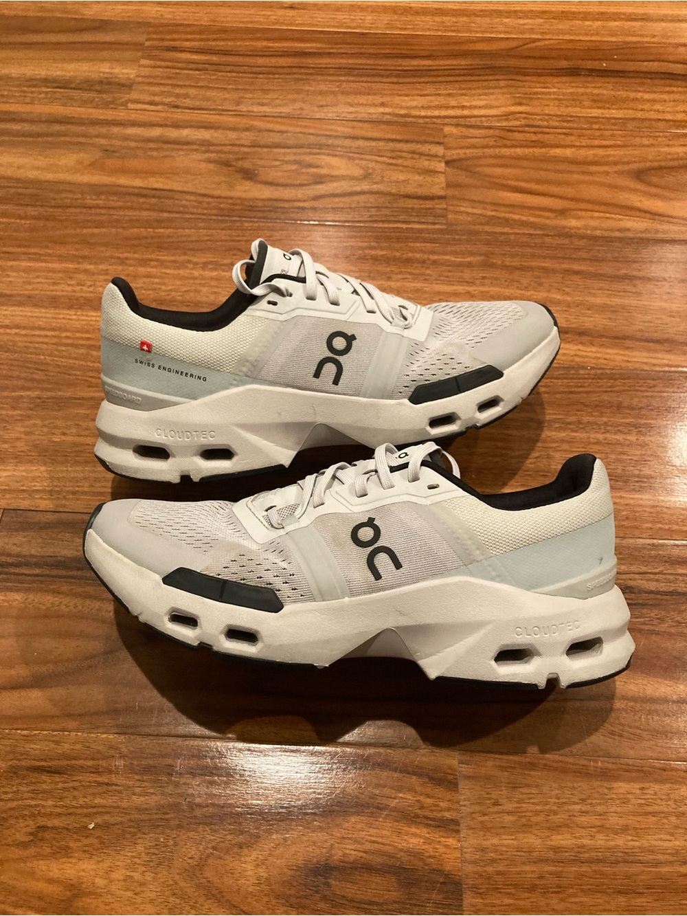 On Running Kids White and Black CloudTec Sneakers